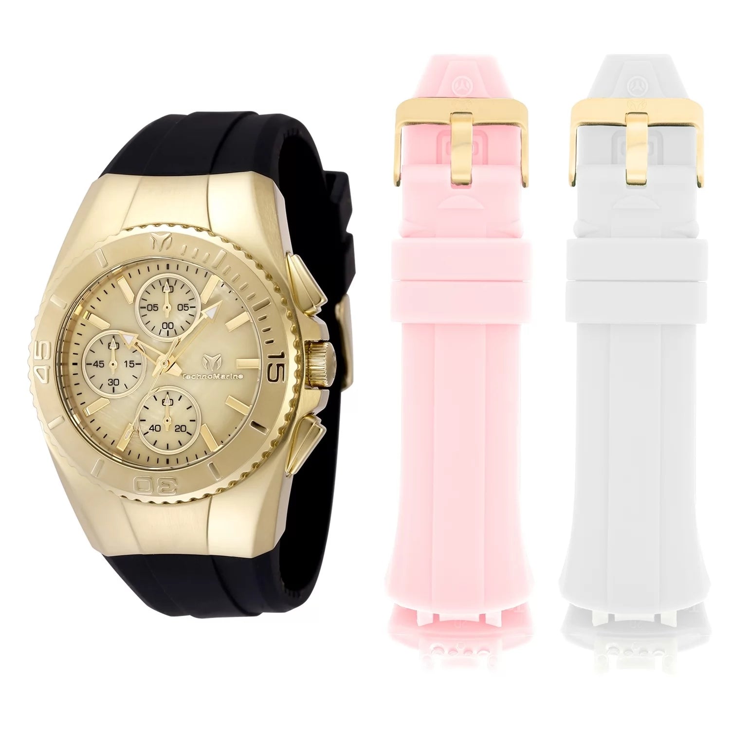 TechnoMarine Cruise Quartz Gold Dial Lady Watch 38 mm TM-124035