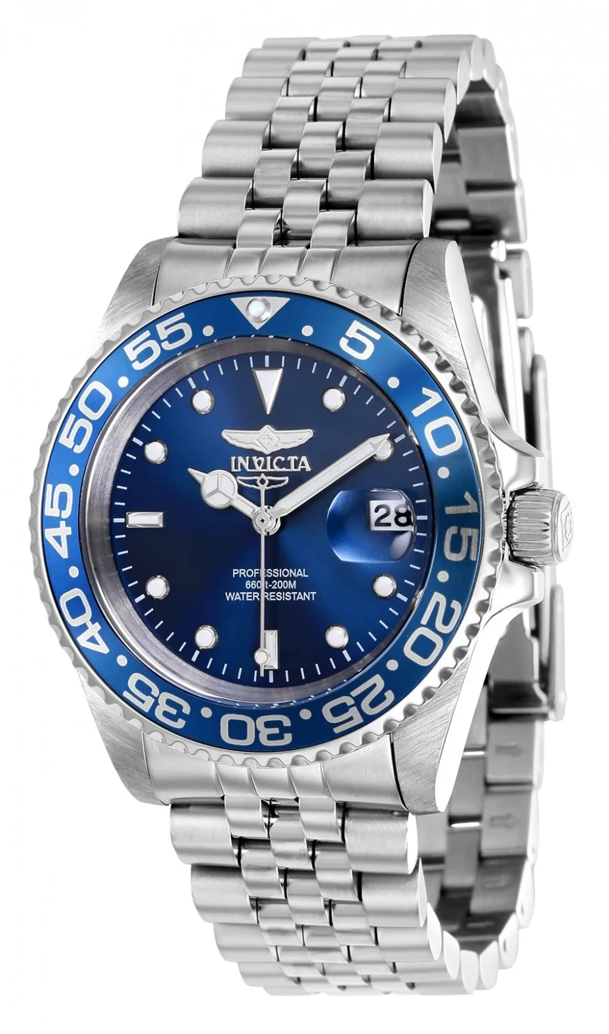 Invicta Pro Diver Quartz Blue Dial Lady Watch 38 mm 37161