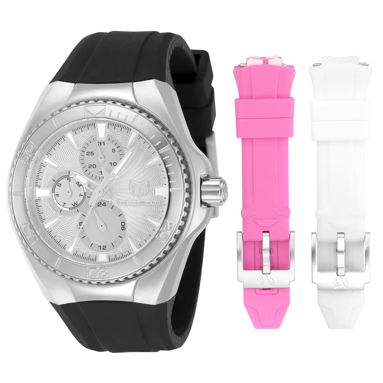 TechnoMarine Cruise Quartz Silver Dial Lady Watch 40 mm TM-124020