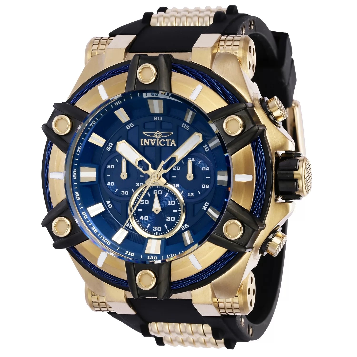 Invicta Bolt Quartz Blue Dial Men's Watch 52 mm 39187