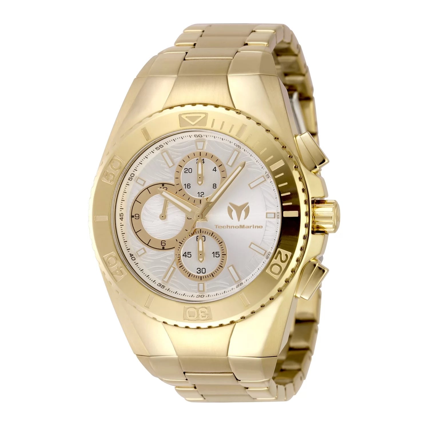 TechnoMarine Manta Quartz Silver Dial Men's Watch 44 mm TM-224022