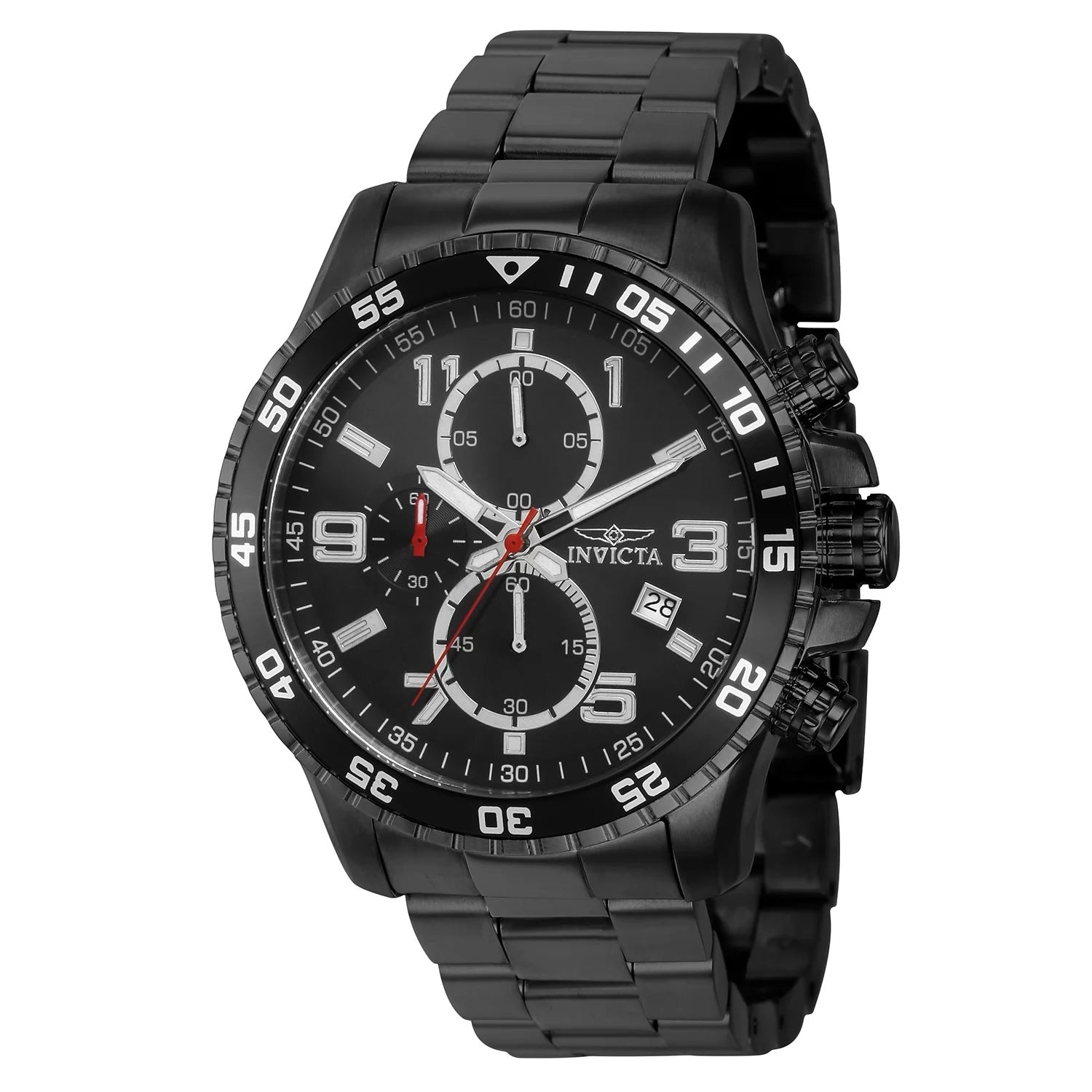 Invicta Specialty Quartz Black Dial Men's Watch 45 mm 36985