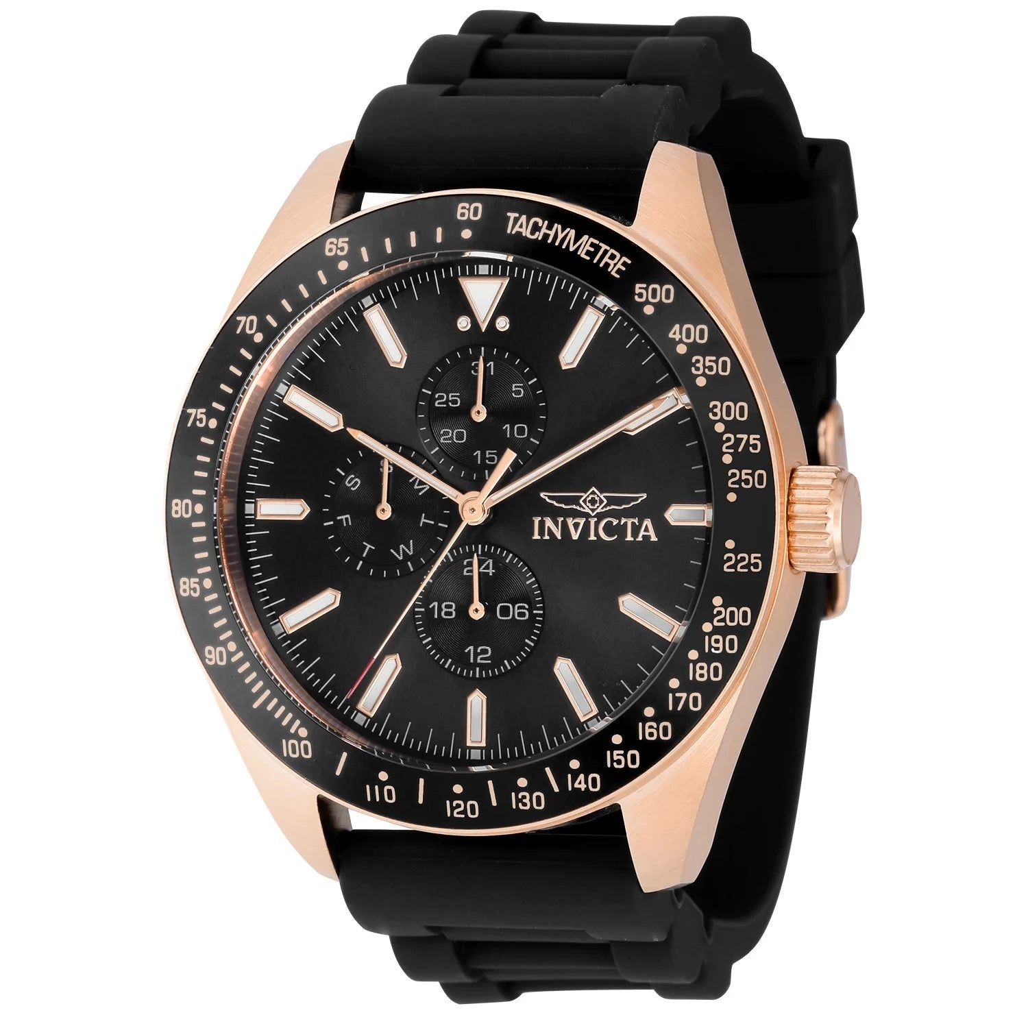 Invicta Aviator Quartz Black Dial Men's Watch 45 mm 38407