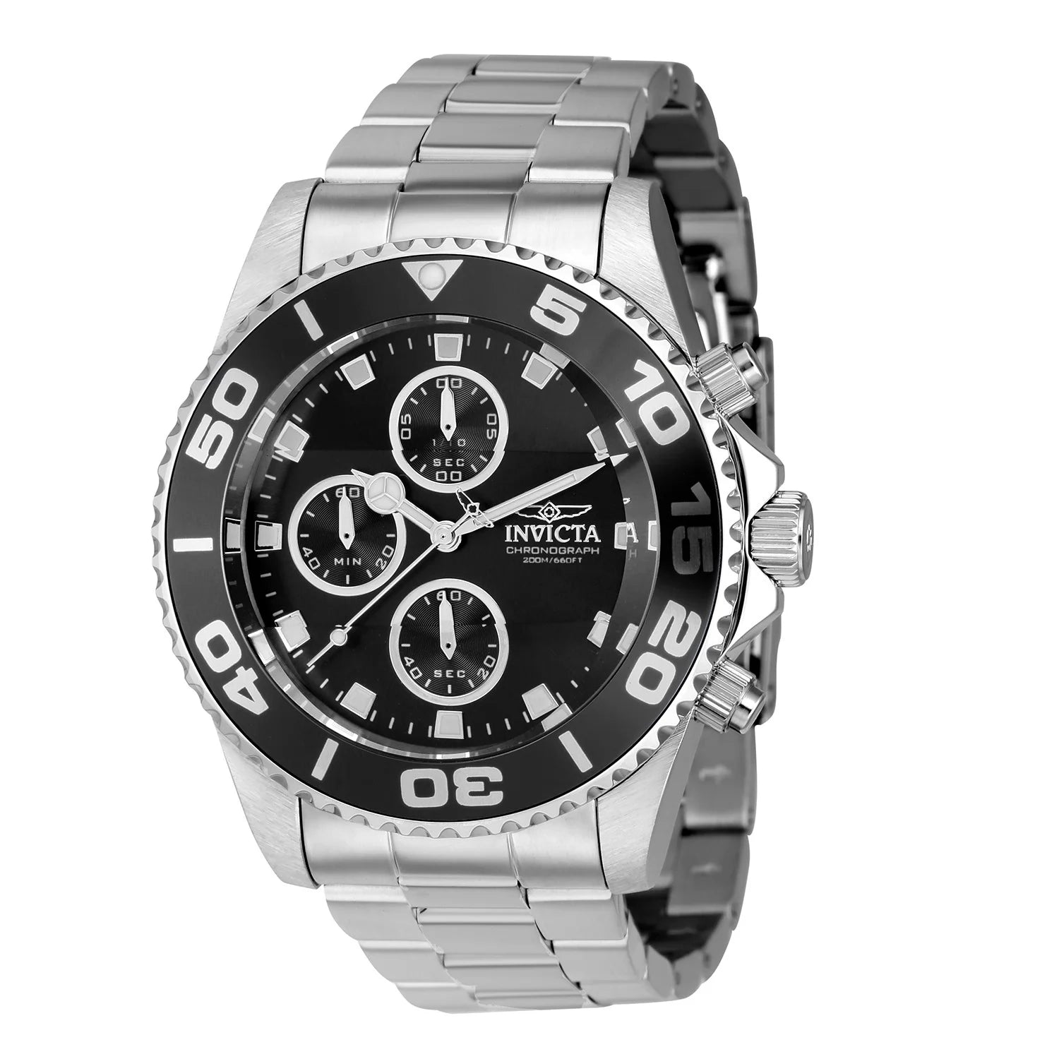 Invicta Pro Diver Quartz Black Dial Men's Watch 43 mm 43405