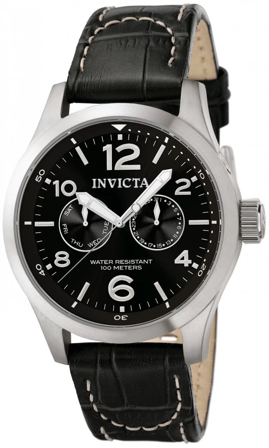 Invicta I-Force Quartz Black Dial Men's Watch 48 mm 0764