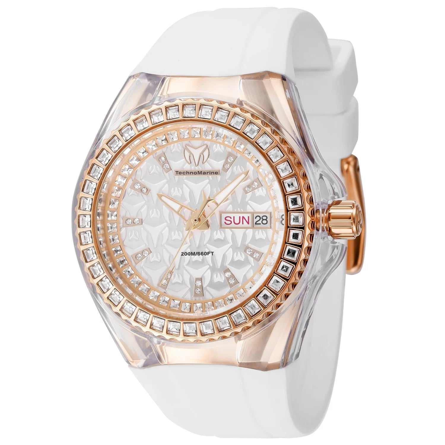 TechnoMarine Cruise Quartz Silver Dial Lady Watch 40 mm TM-121173