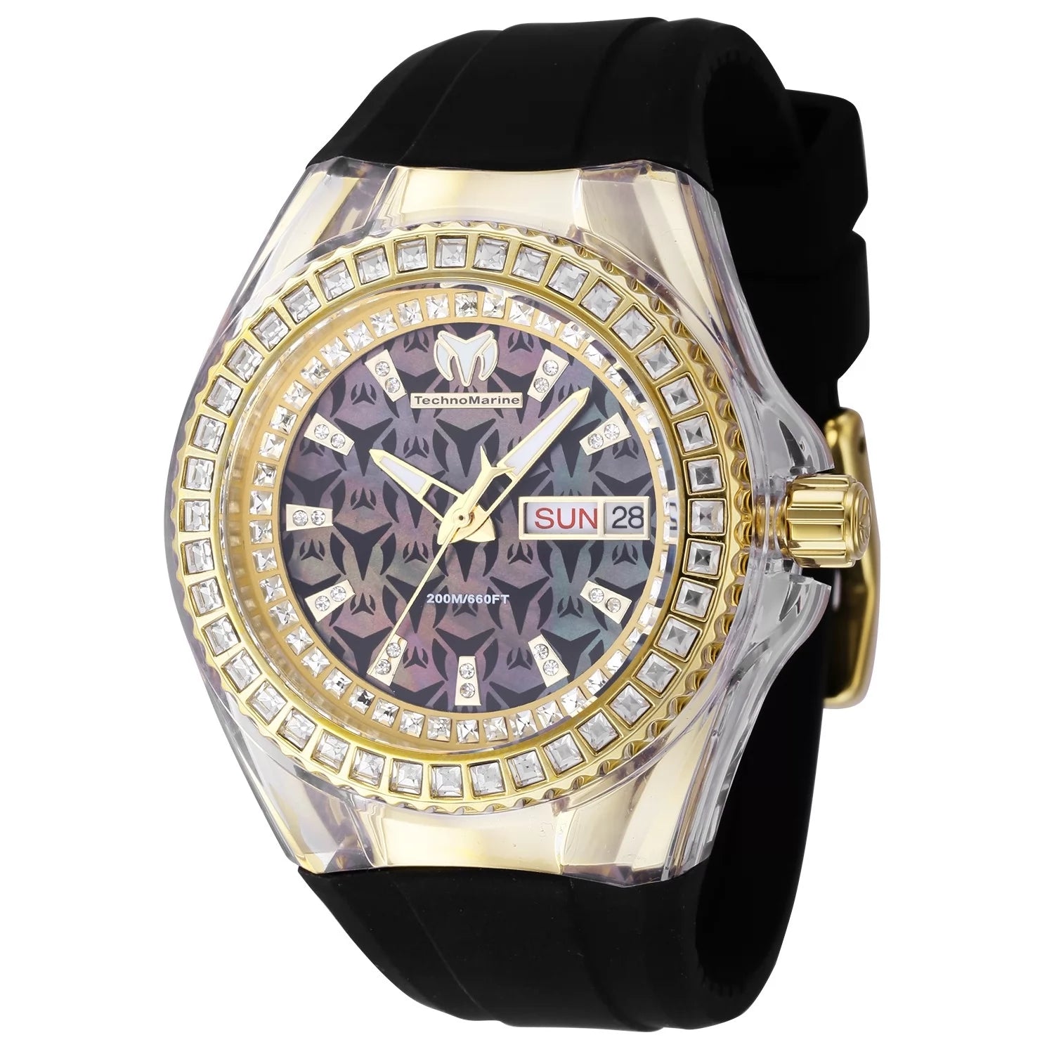 TechnoMarine Cruise Quartz Silver Dial Lady Watch 48 mm TM-121175