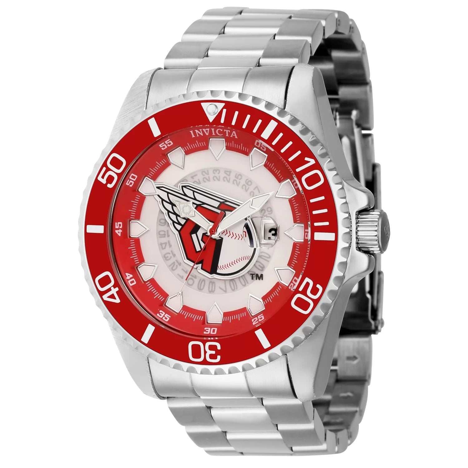 Invicta MLB Quartz Red Dial Men's Watch 47 mm 43461