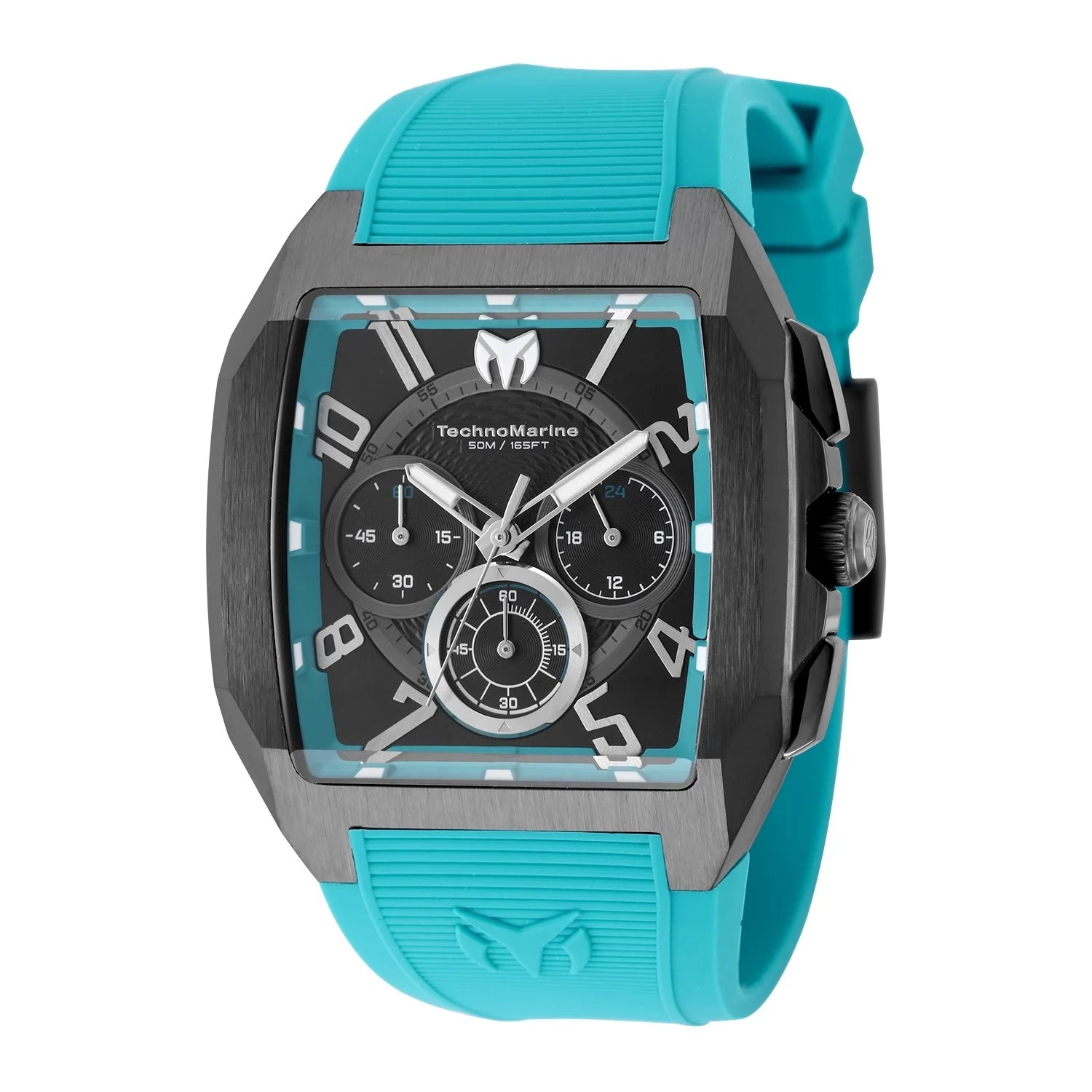 TechnoMarine Aqua Quadrant Quartz Black Dial Men's Watch 41 mm TM-225110