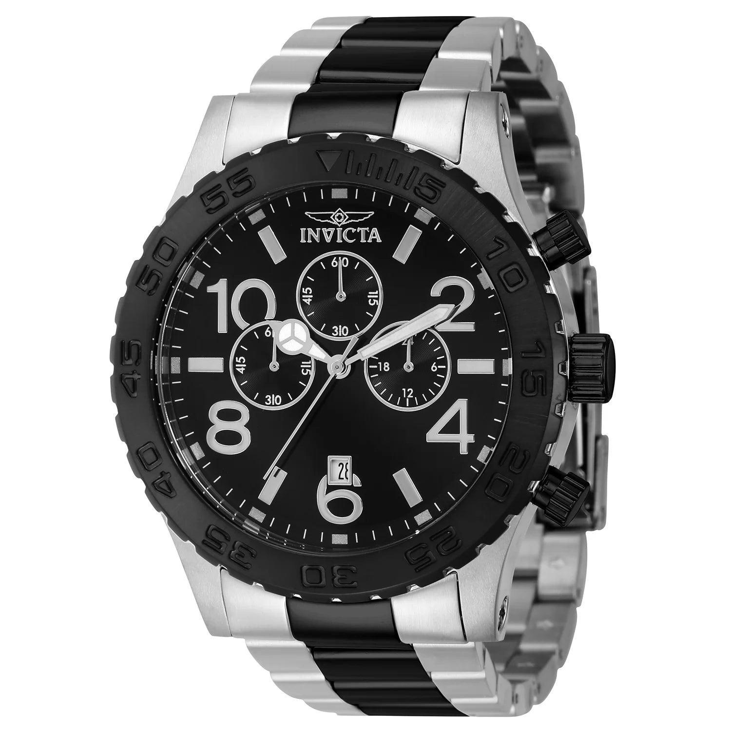 Invicta Specialty Quartz Black Dial Men's Watch 50 mm 40606