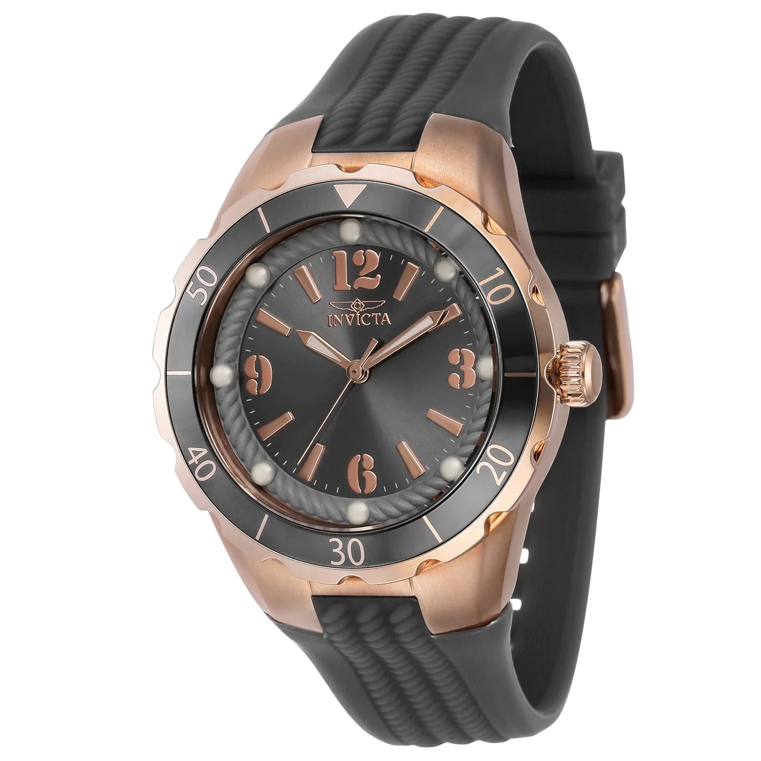Invicta Angel Quartz Black Dial Lady Watch 38 mm 40310