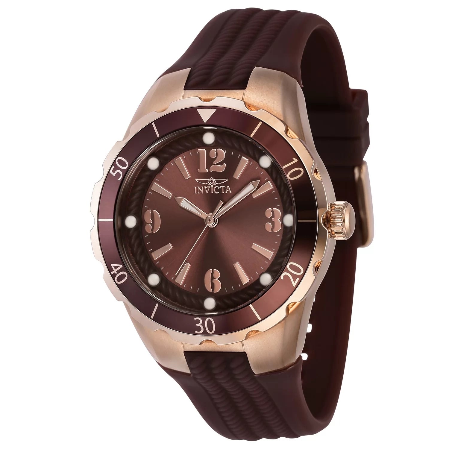 Invicta Angel Quartz Brown Dial Lady Watch 38 mm 40312