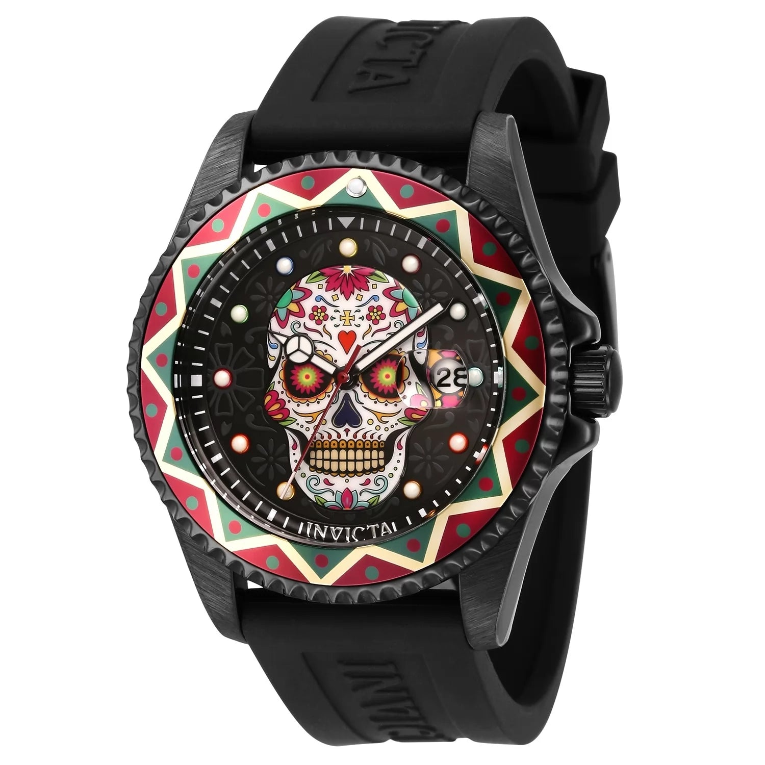 Invicta Pro Diver Quartz Purple Dial Men's Watch 43 mm 43754