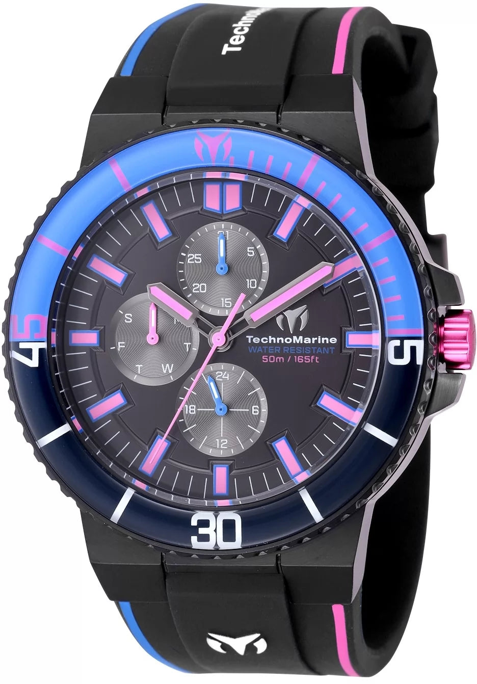 TechnoMarine Racing Legends Quartz Gunmetal, Black Dial Men's Watch 43 mm TM-525035