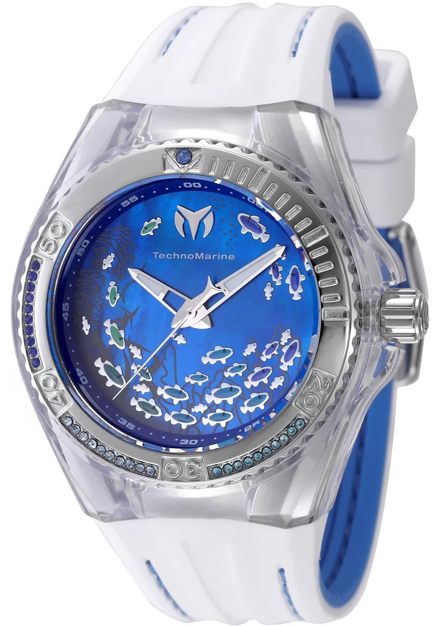 TechnoMarine Cruise Quartz Blue Dial Lady Watch 40 mm TM-125007