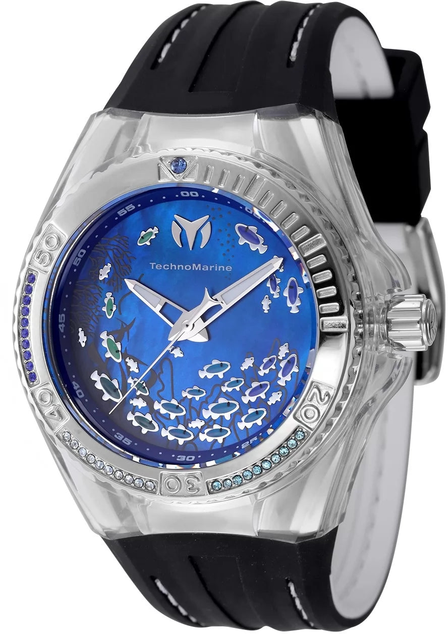 TechnoMarine Cruise Quartz Blue Dial Lady Watch 40 mm TM-125008