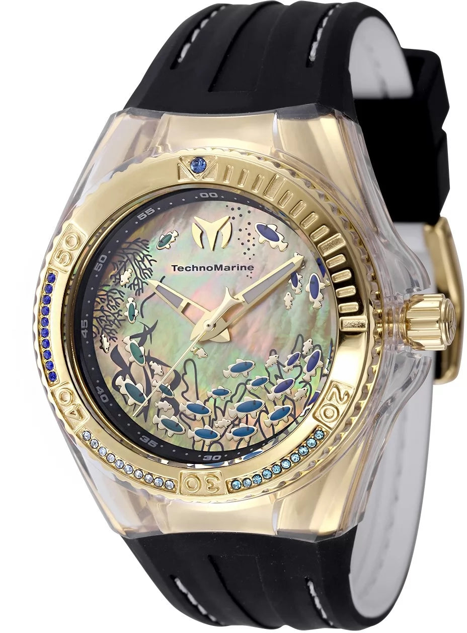 TechnoMarine Cruise Quartz Gold Dial Lady Watch 40 mm TM-125010