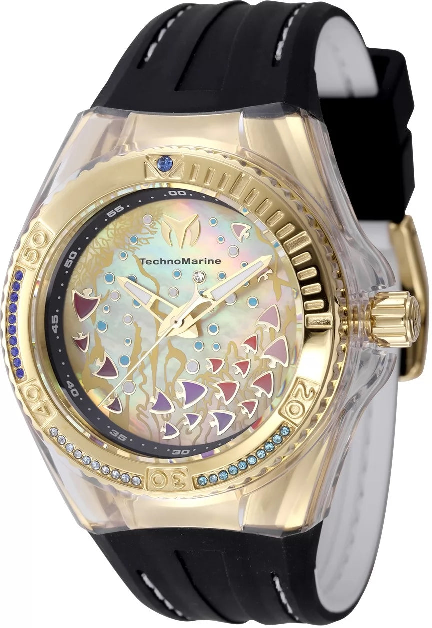 TechnoMarine Cruise Quartz Gold Dial Lady Watch 40 mm TM-125004