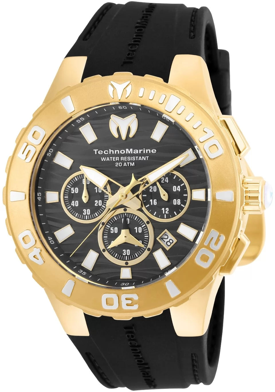TechnoMarine Cruise Quartz Black Dial Men's Watch 44 mm TM-115076