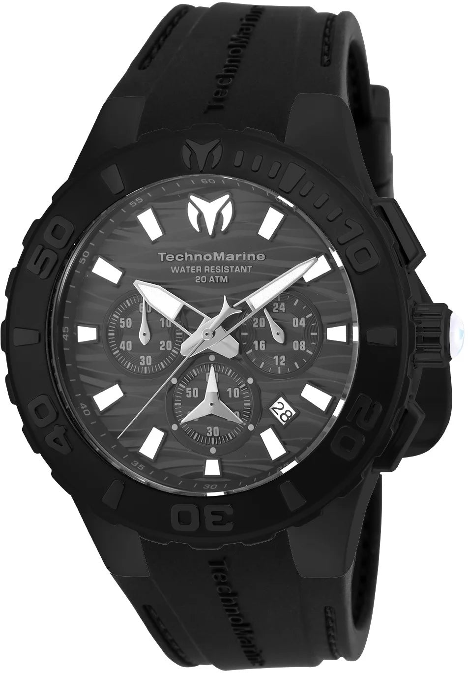 TechnoMarine Cruise Quartz Black Dial Men's Watch 44 mm TM-115082