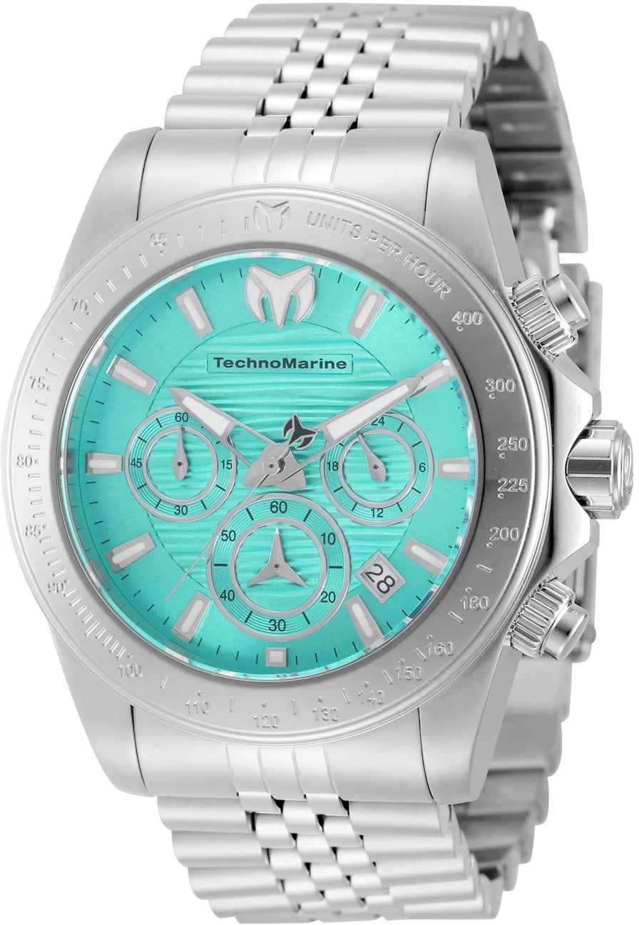 Technomarine Men's TM-225011 Manta Quartz VD53 Light Blue Dial Watch