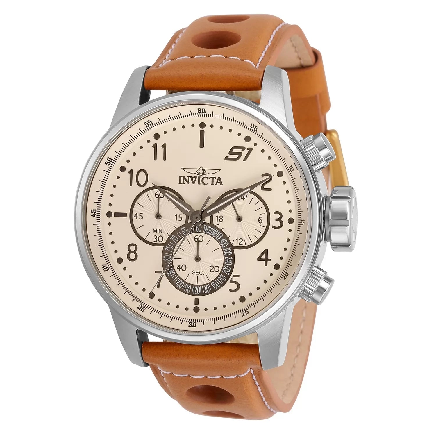 Invicta S1 Rally Quartz White Dial Men's Watch 46 mm 30914