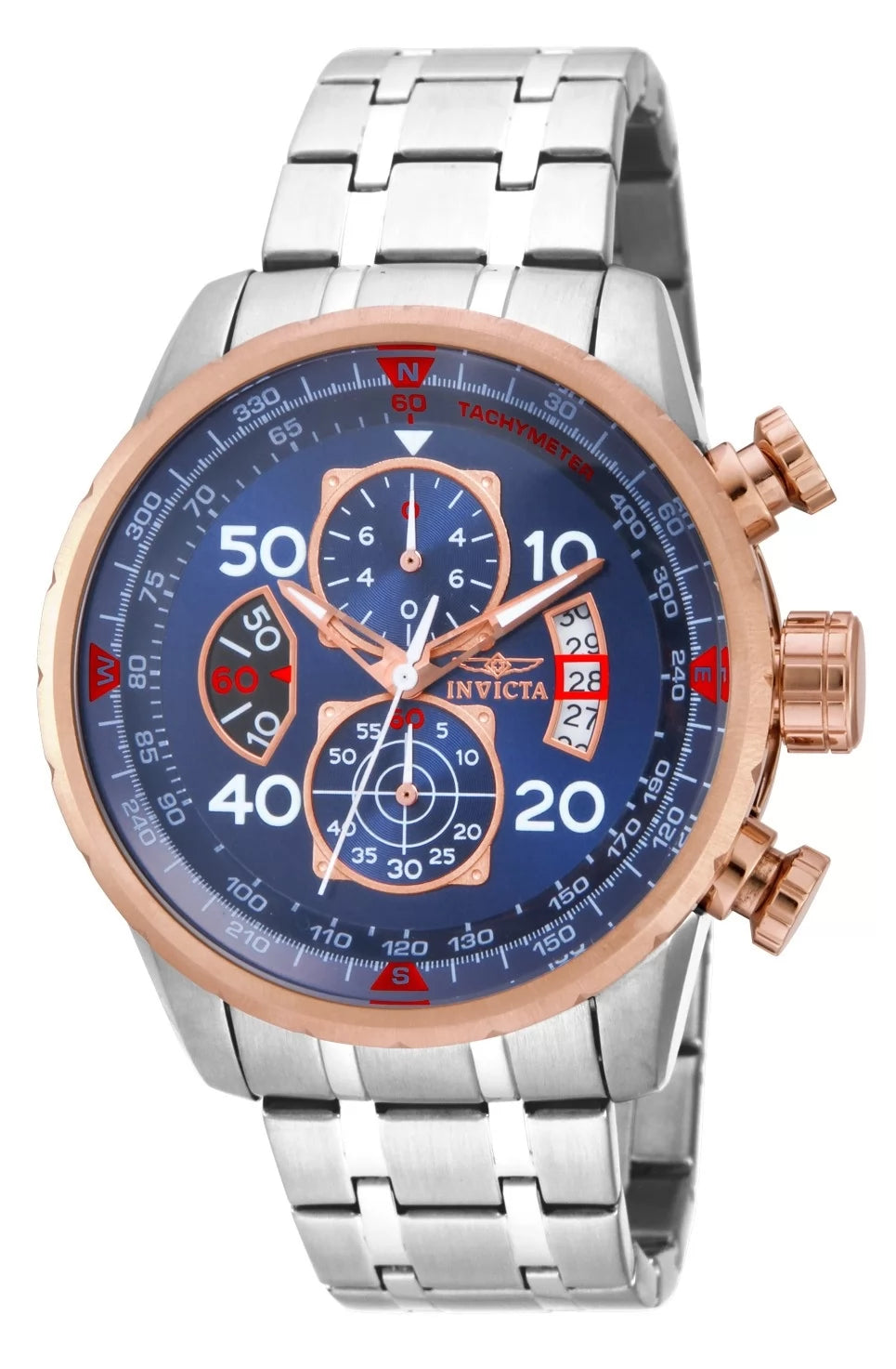 Invicta Aviator Quartz Blue Dial Men's Watch 48 mm 17203