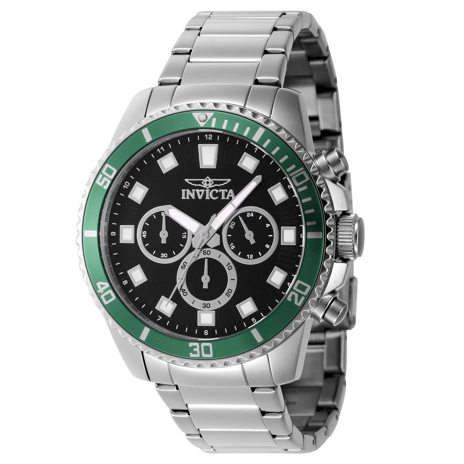 Invicta Pro Diver Quartz Black Dial Men's Watch 45 mm 46051