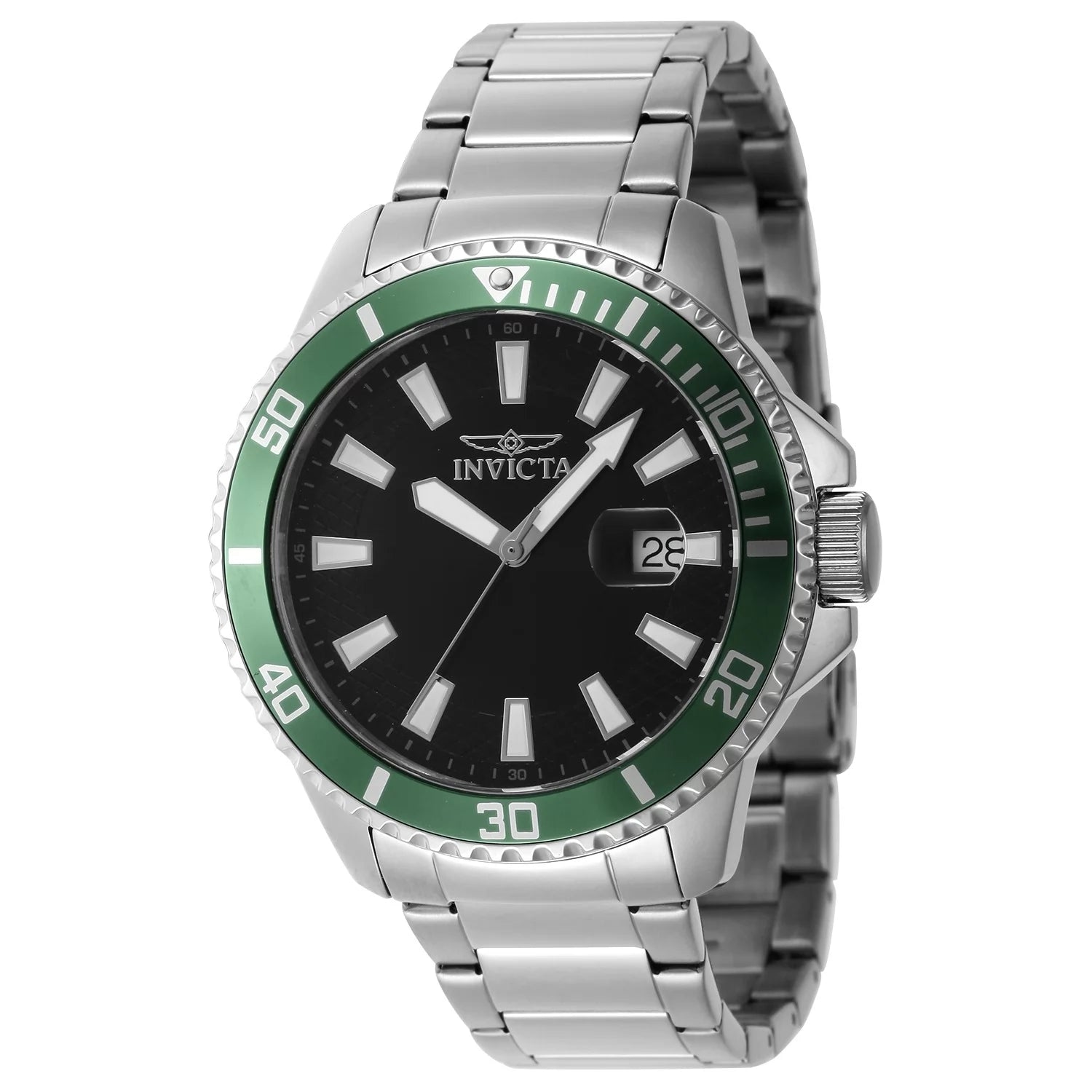 Invicta Pro Diver Quartz Black Dial Men's Watch 45 mm 46075