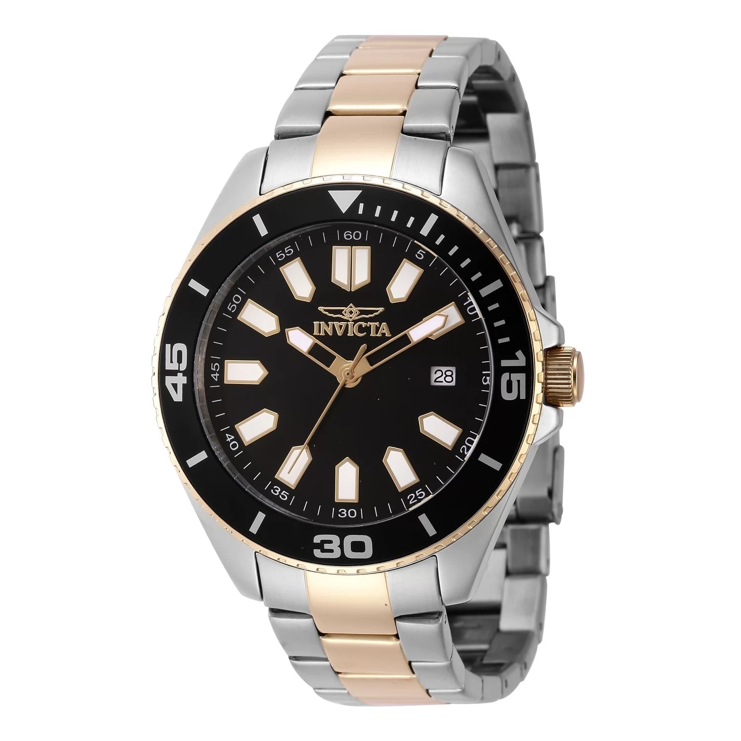 Invicta Pro Diver Quartz Black Dial Men's Watch 43 mm 46319