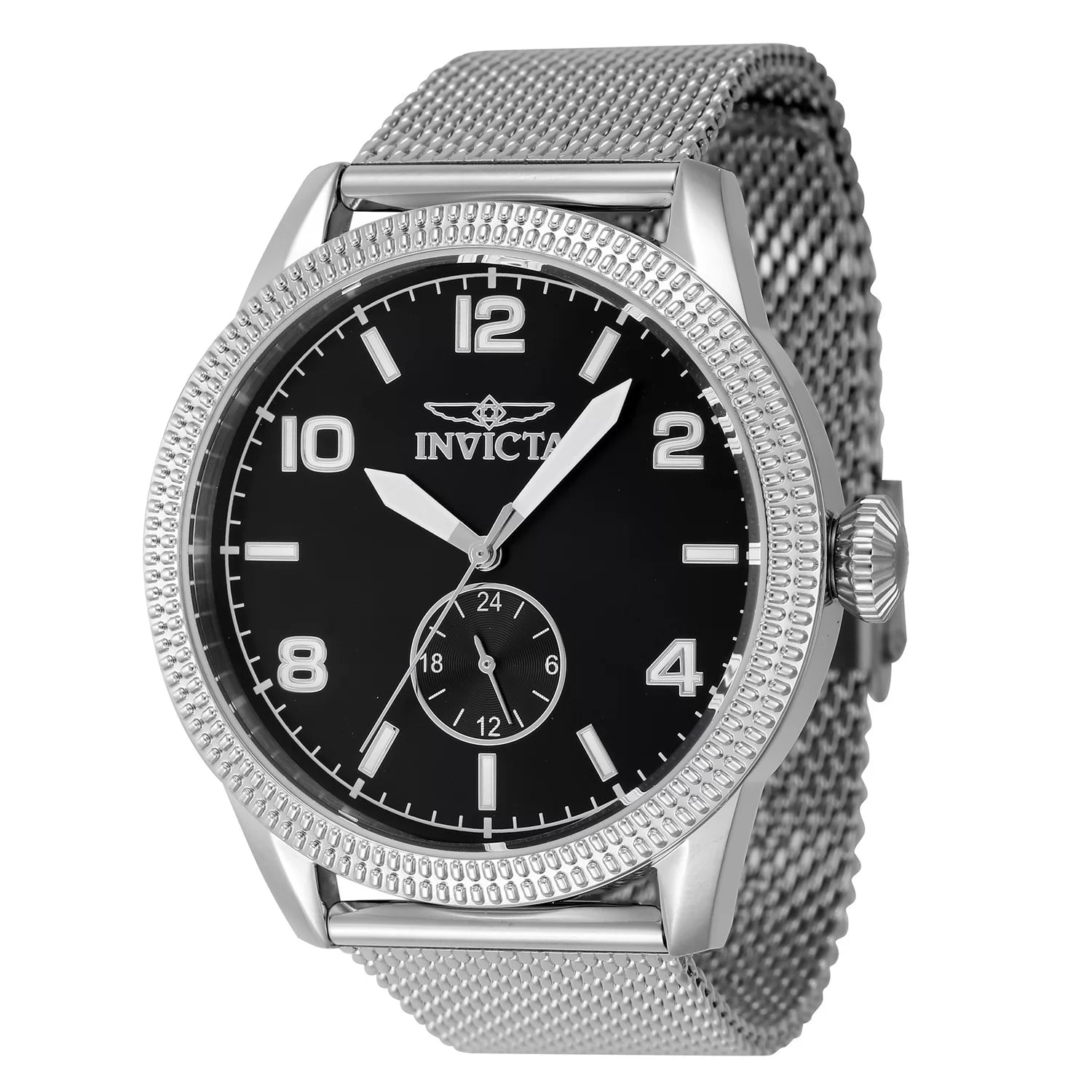 Invicta Vintage Quartz Black Dial Men's Watch 44 mm 47134