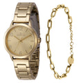 Invicta Wildflower Quartz Gold Dial Lady Watch 34 mm 47271