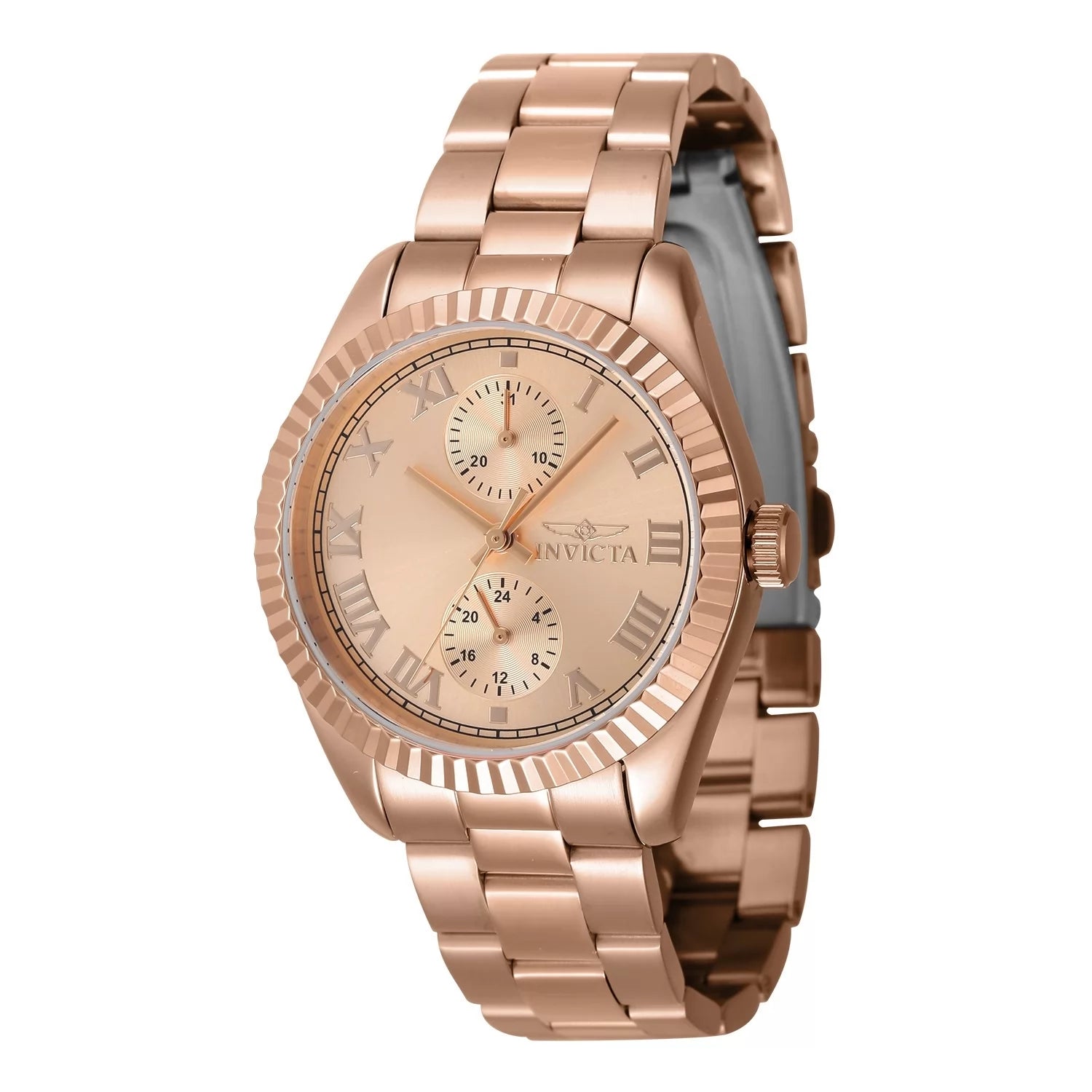 Invicta Specialty Quartz Rose Gold Dial Lady Watch 36 mm 47447