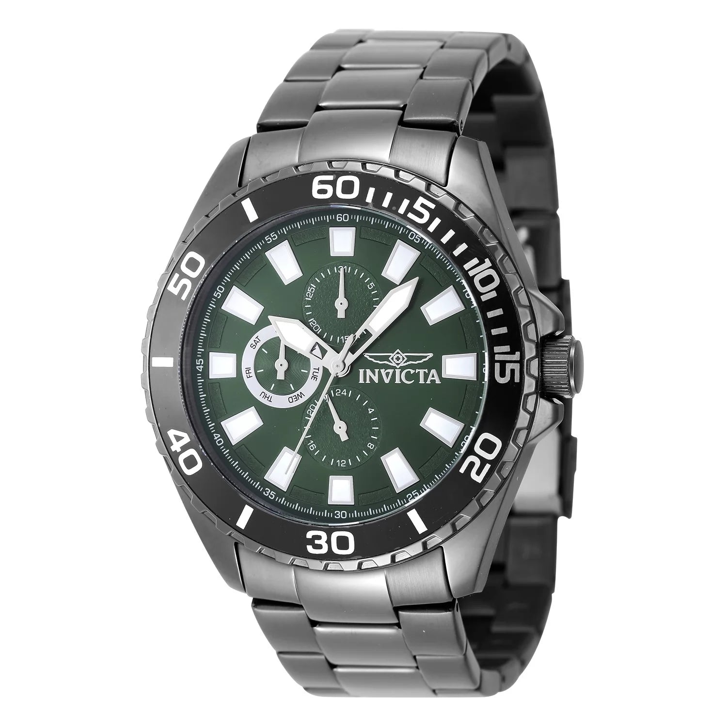 Invicta Pro Diver Quartz Green Dial Men's Watch 46 mm 29930