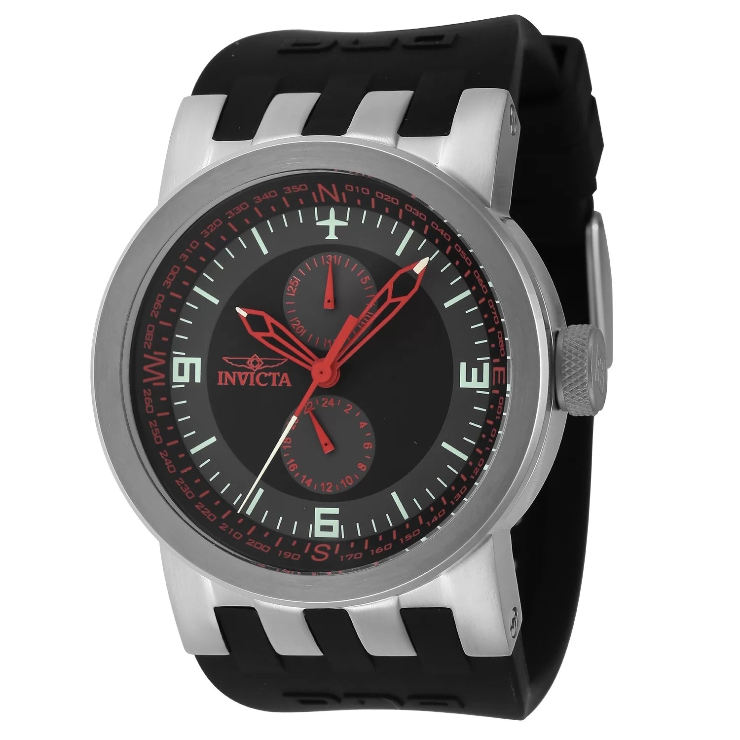 Invicta DNA Quartz Black Dial Men's Watch 46 mm 44224
