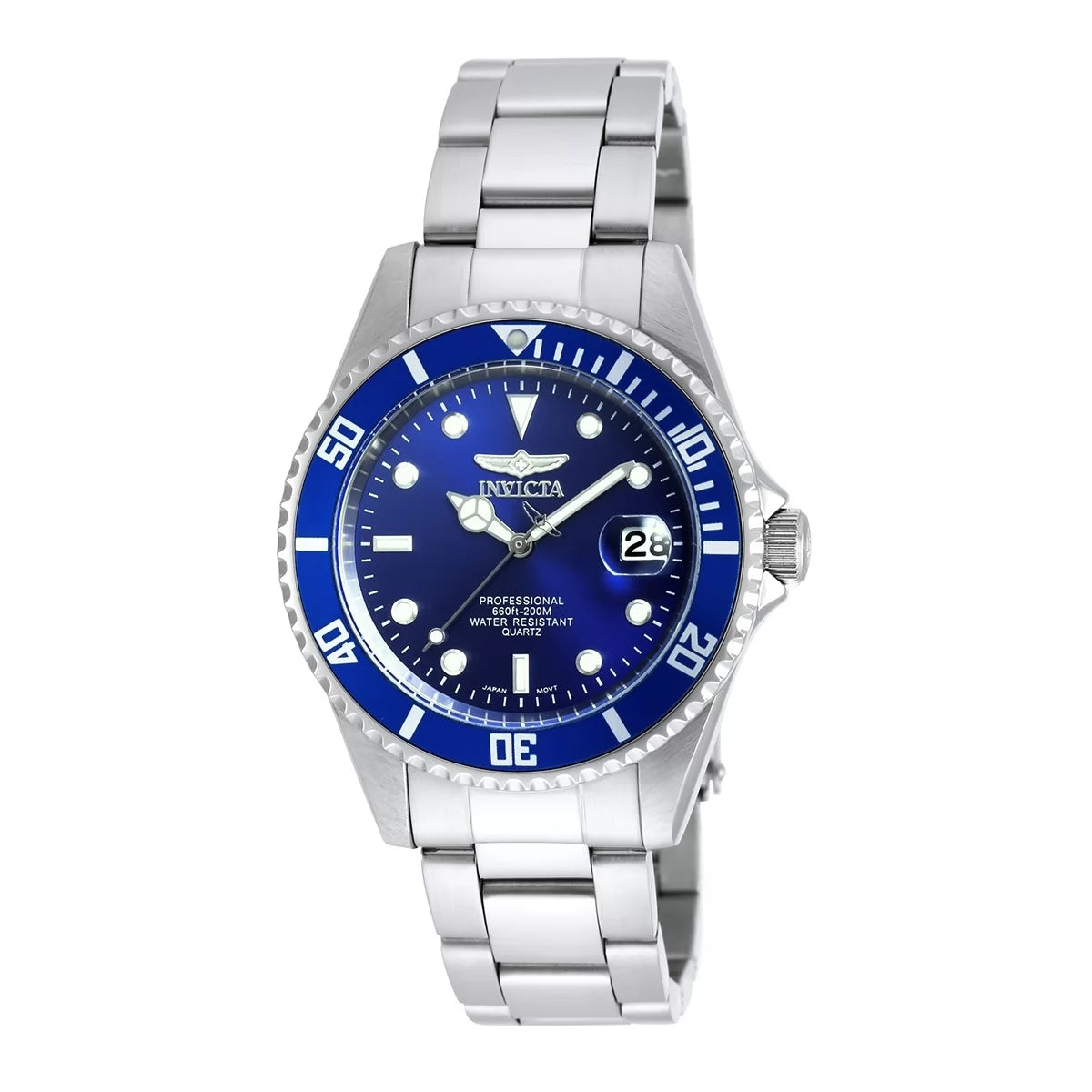 Invicta Pro Diver Quartz Blue Dial Men's Watch 37 mm 9204OB