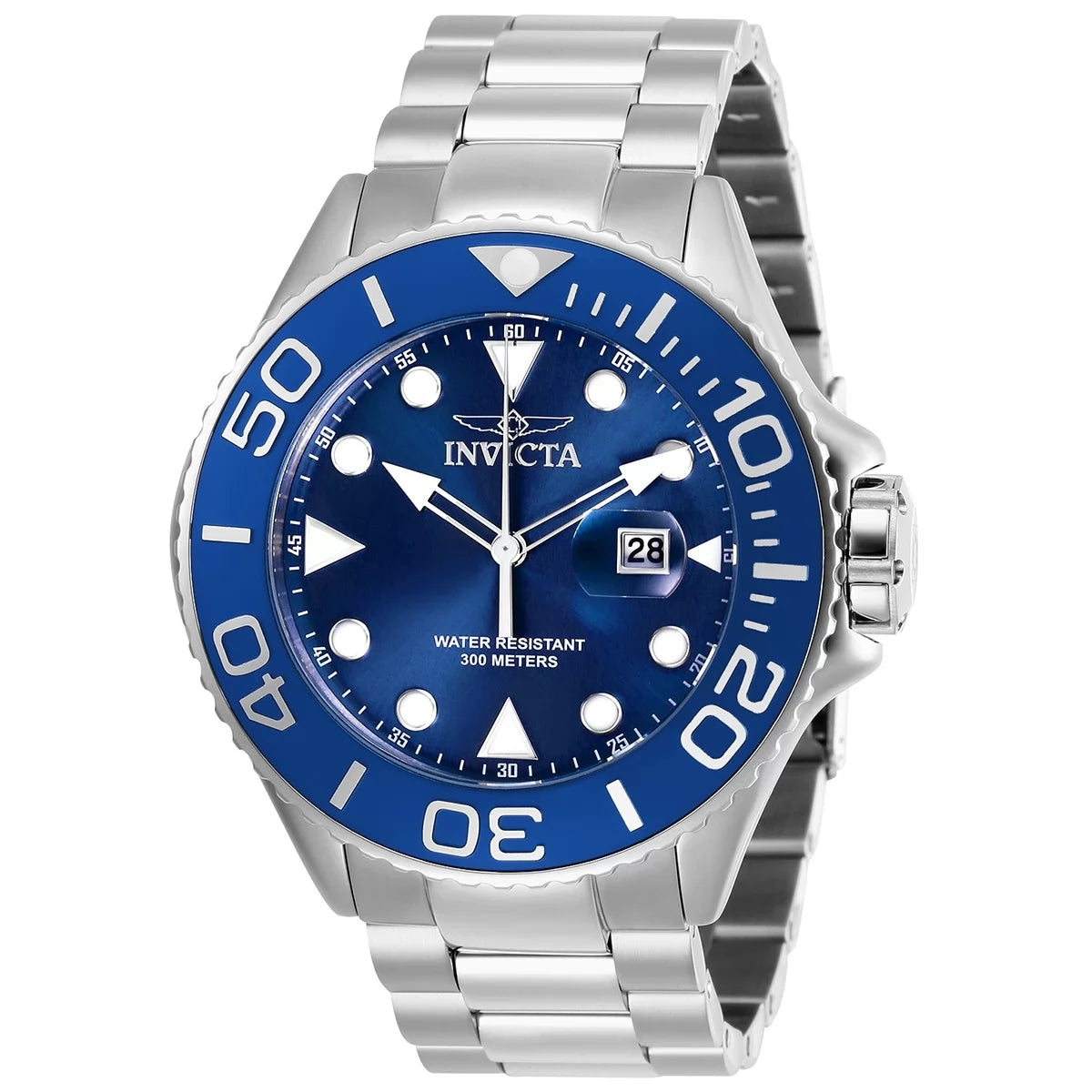 Invicta Pro Diver Quartz Blue Dial Men's Watch 50 mm 28766