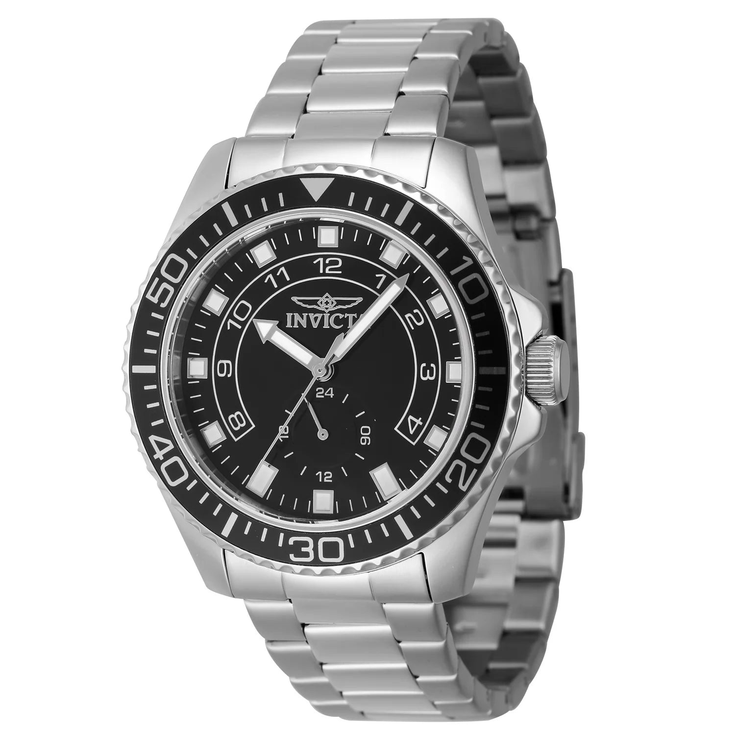 Invicta Pro Diver Quartz Black Dial Men's Watch 44 mm 47125
