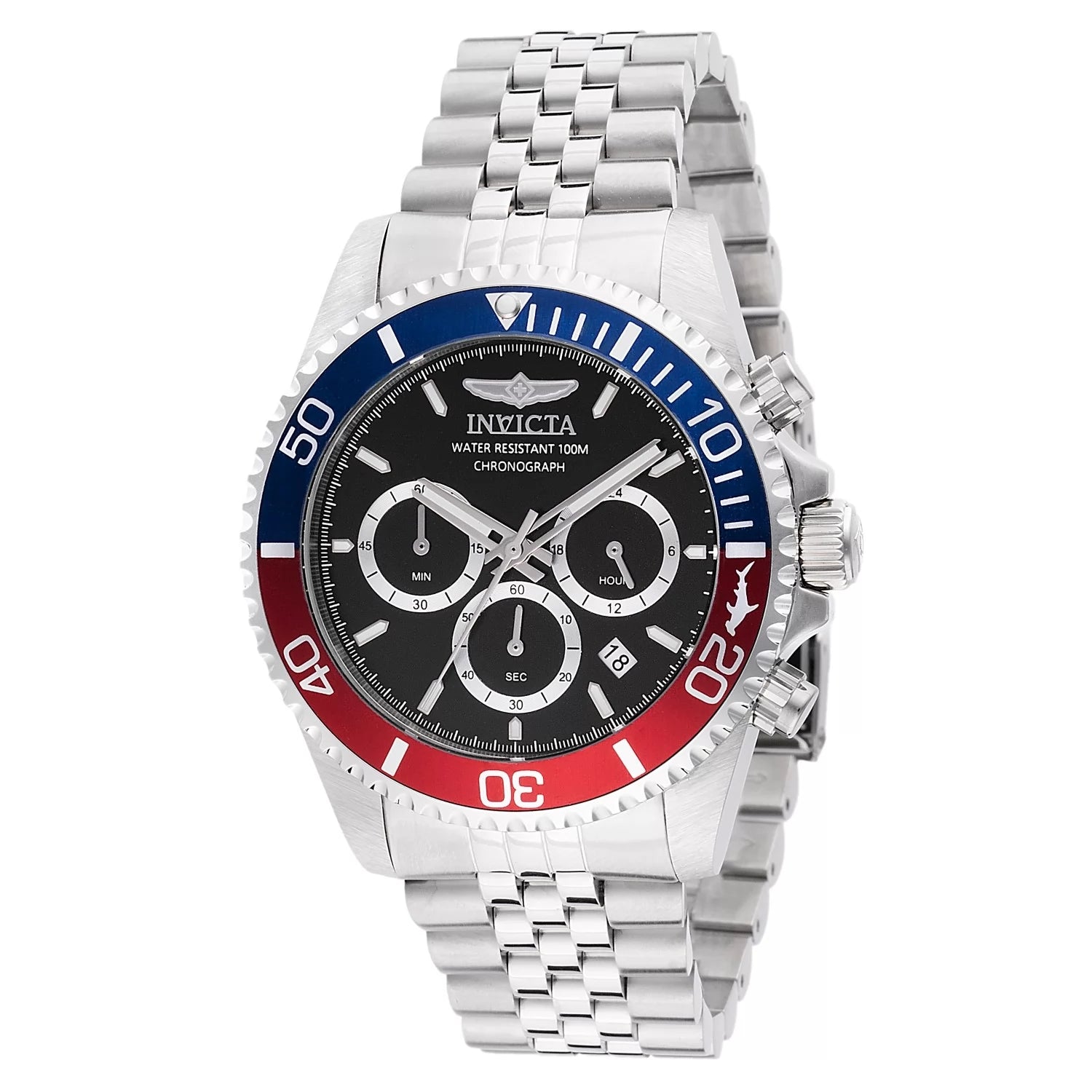 Invicta Pro Diver Quartz Black Dial Men's Watch 43 mm 48117