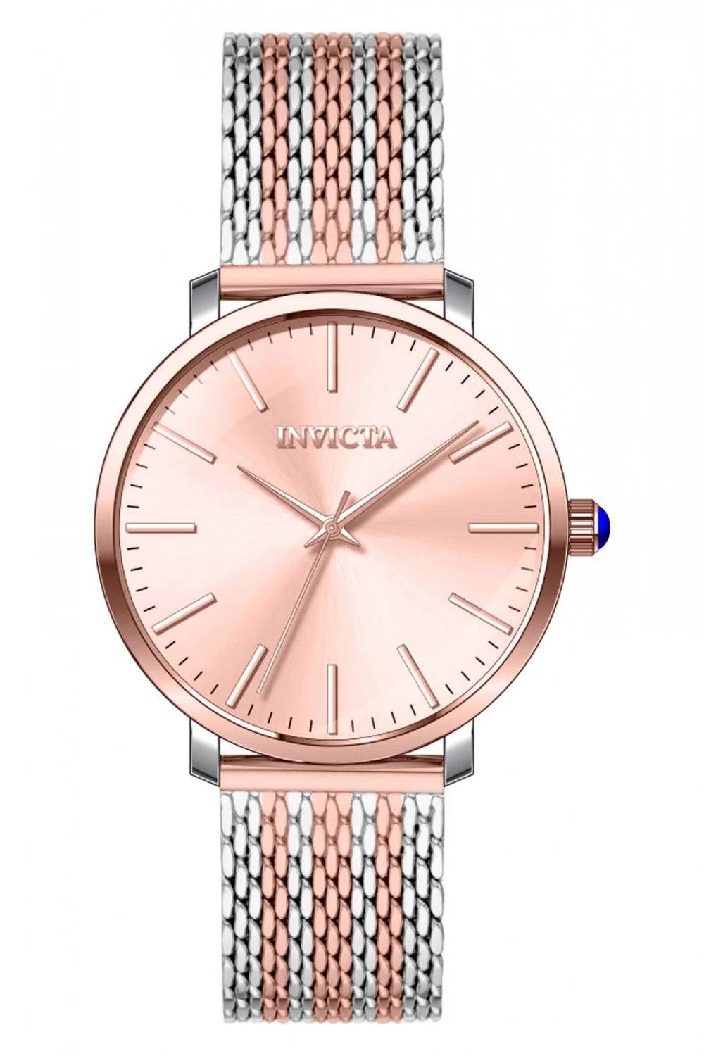 Invicta Angel Quartz Rose Gold Dial Lady Watch 38 mm 33937