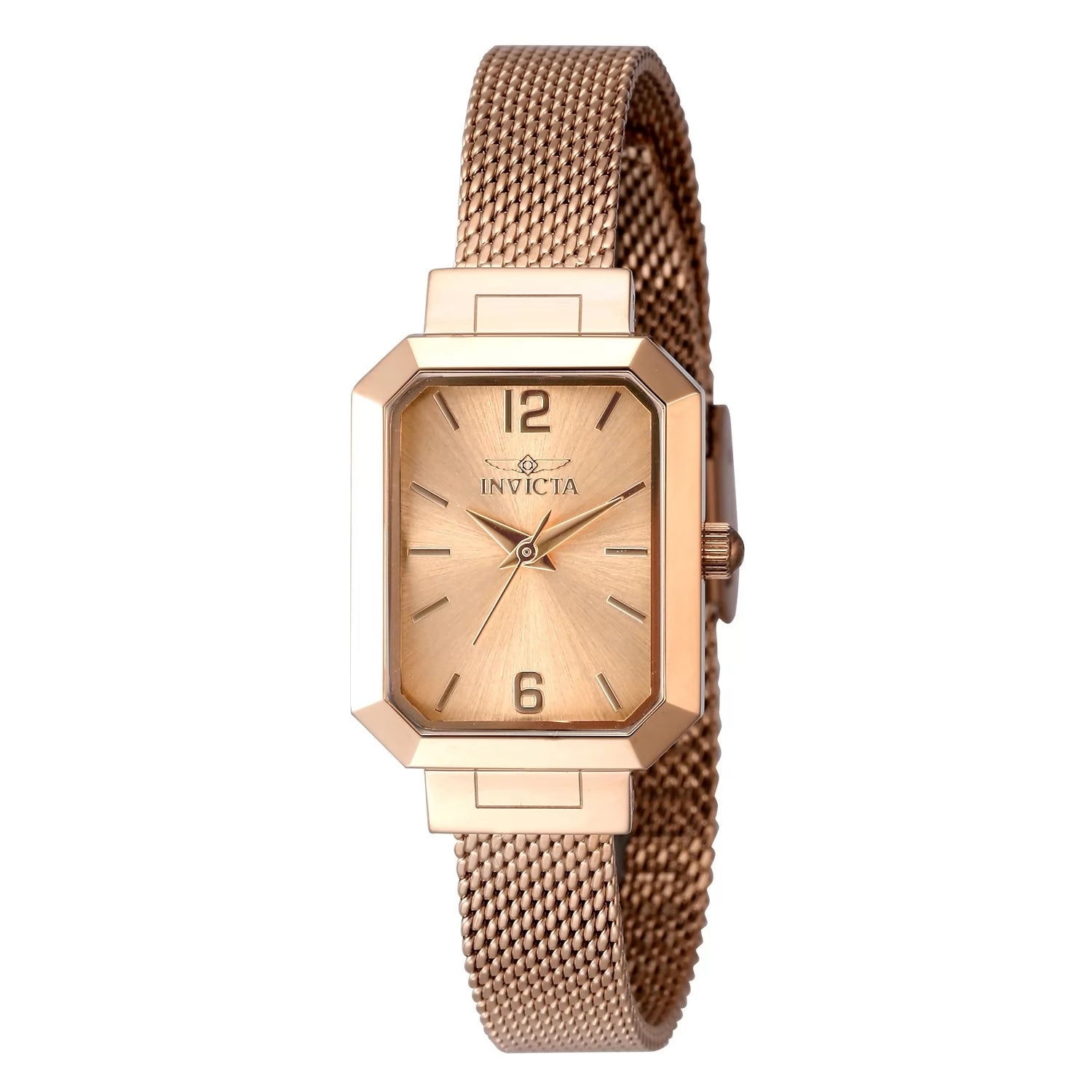 Invicta Angel Quartz Rose Gold Dial Lady Watch 21 mm 48153