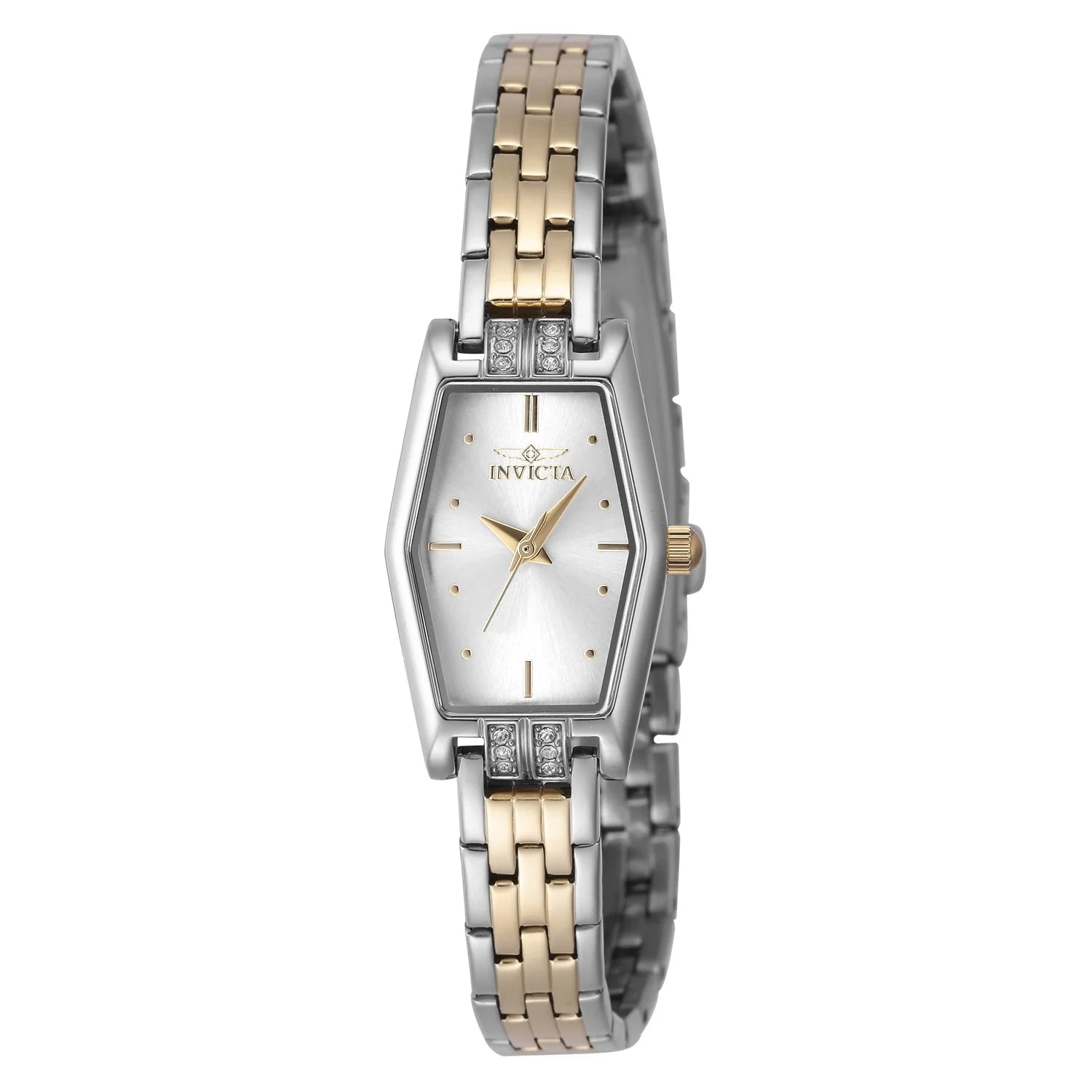 Invicta Angel Quartz Silver Dial Lady Watch 20 mm 48132