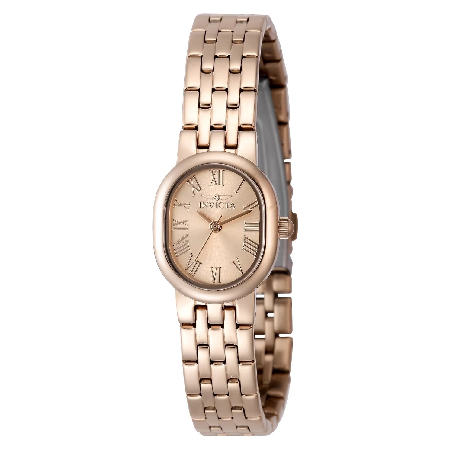 Invicta Angel Quartz Rose Gold Dial Lady Watch 20 mm 48141