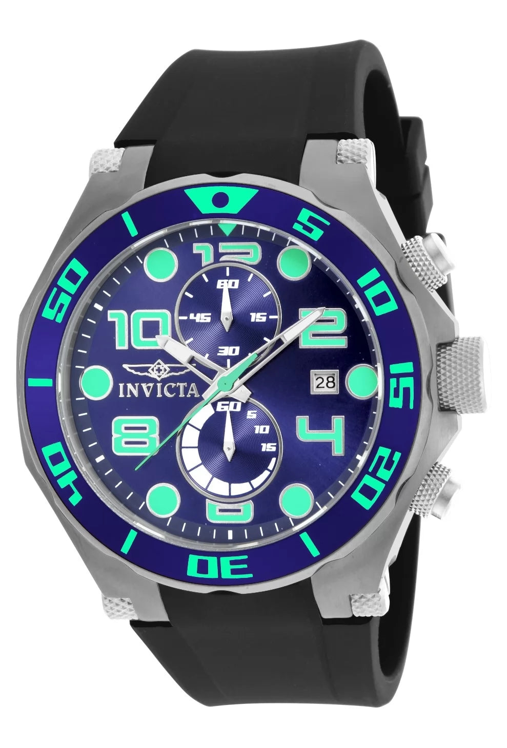 Invicta Pro Diver Quartz Blue Dial Men's Watch 50 mm 17813