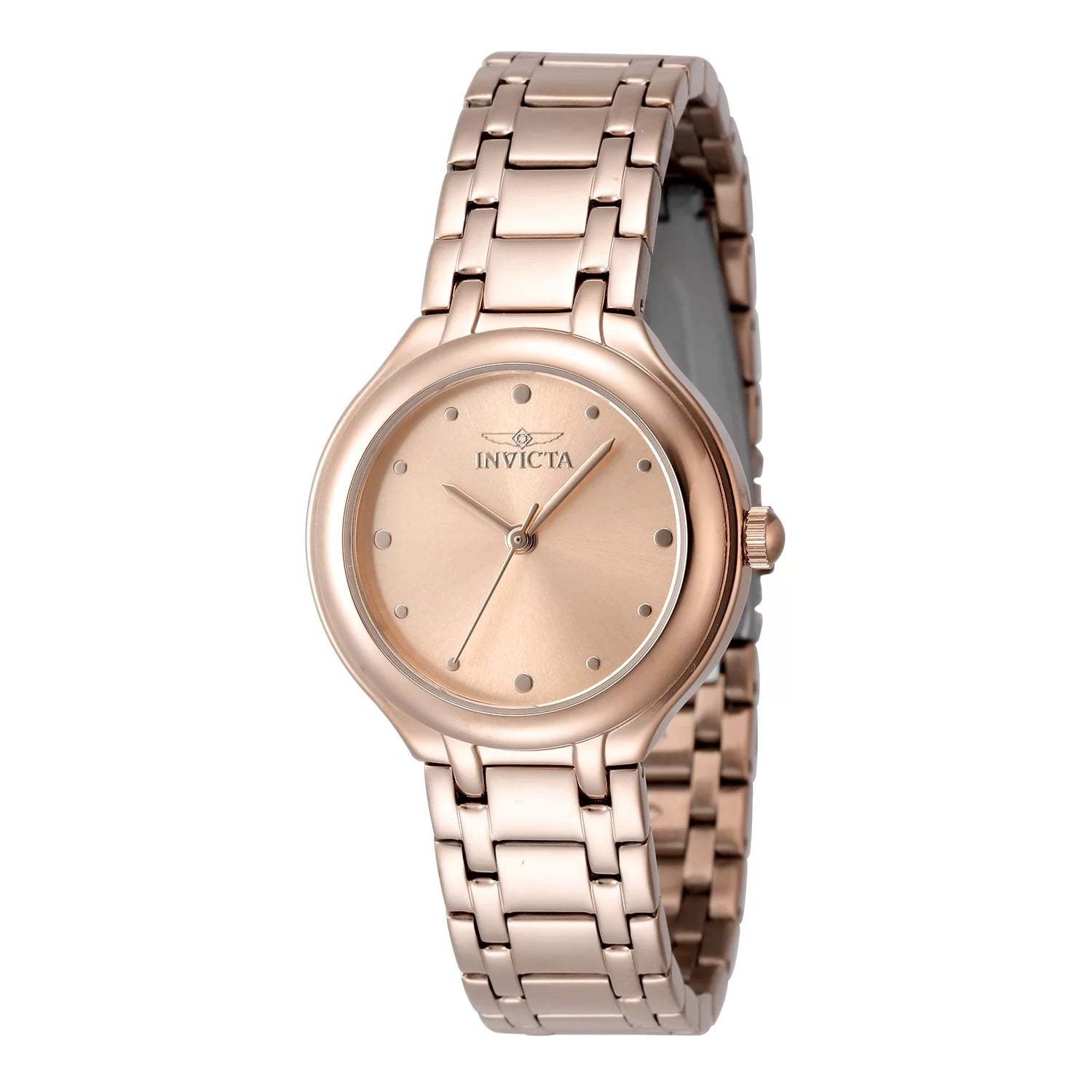 Invicta Wildflower Quartz Rose Gold Dial Lady Watch 32 mm 48228