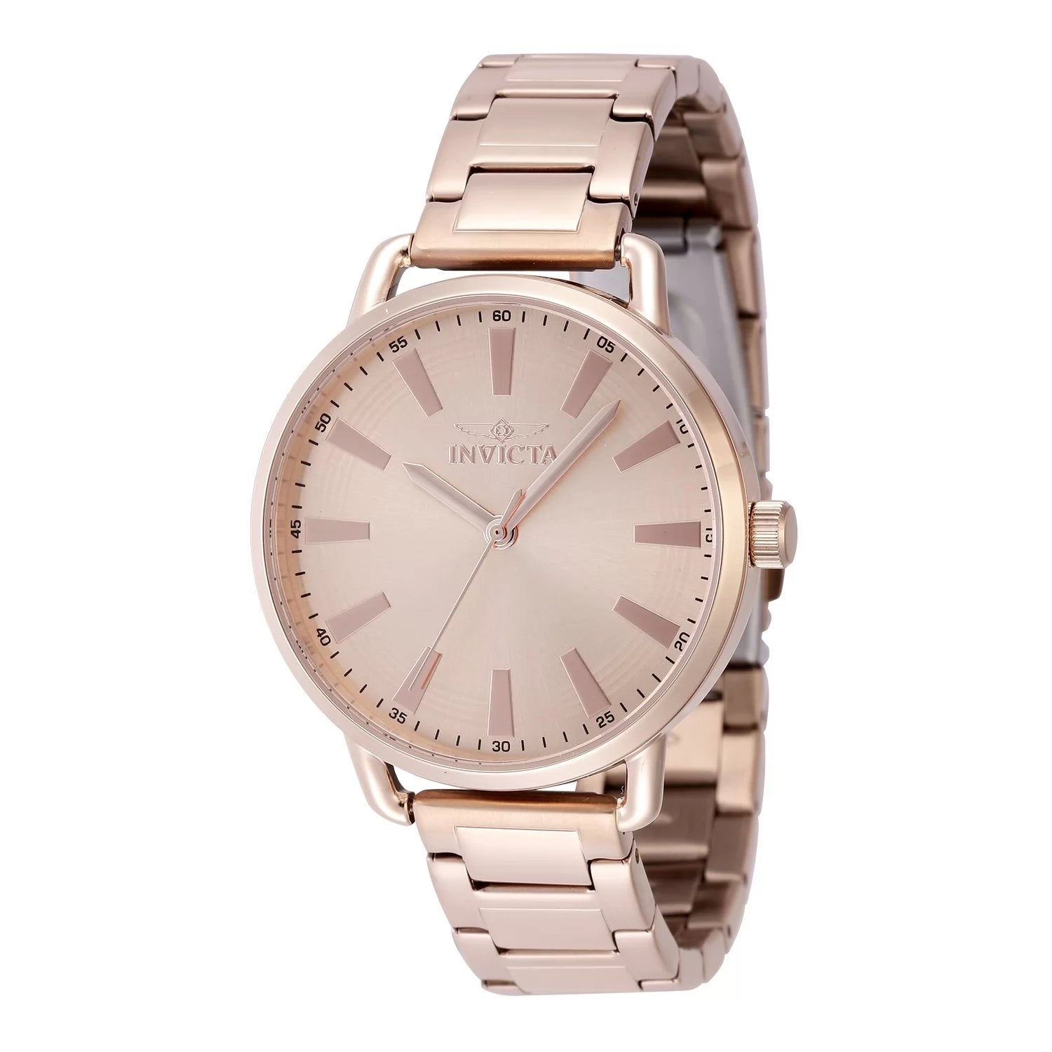 Invicta Wildflower Quartz Rose Gold Dial Lady Watch 38 mm 48330