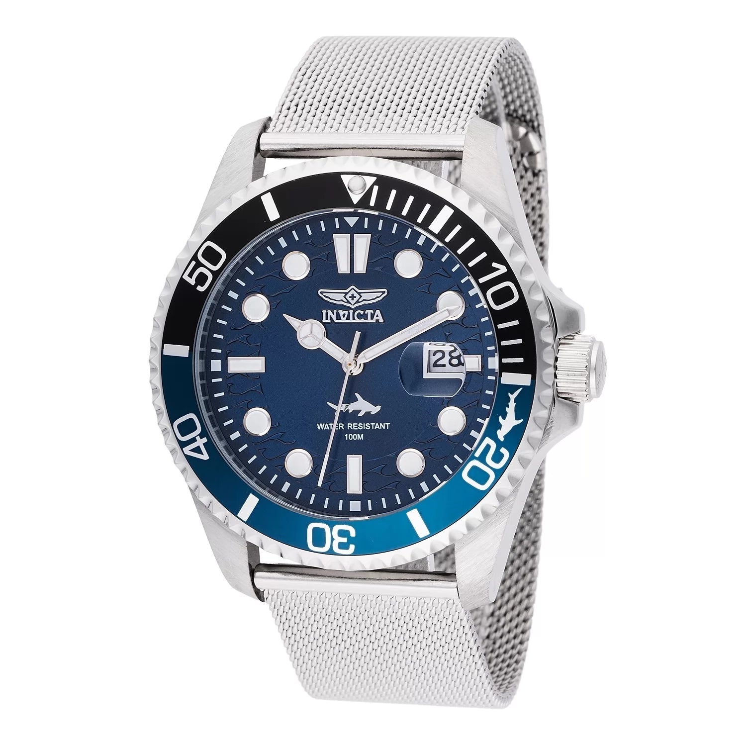 Invicta Pro Diver Quartz Blue Dial Men's Watch 43 mm 47173