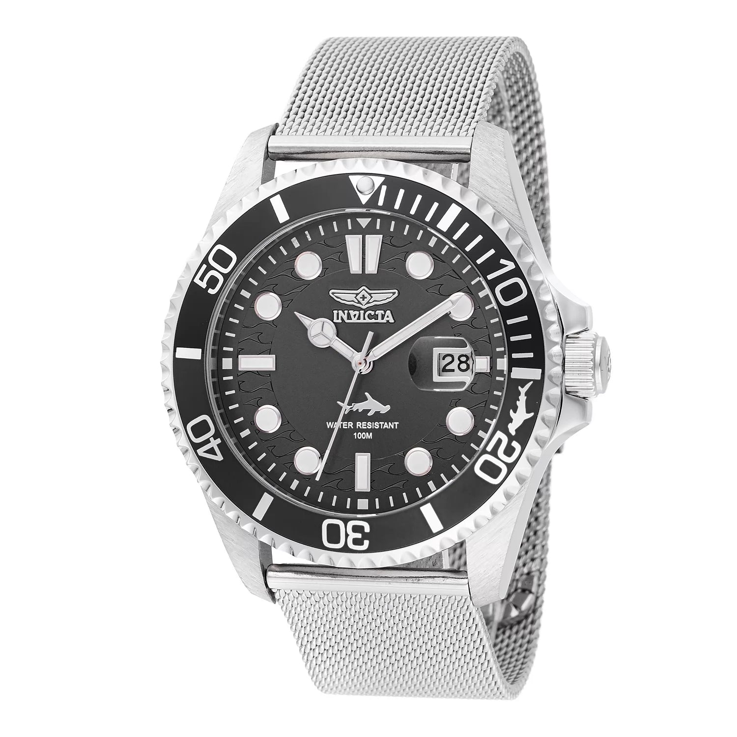 Invicta Pro Diver Quartz Black Dial Men's Watch 43 mm 47172