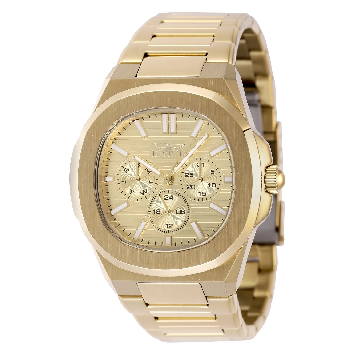Invicta Speedway Quartz Gold Dial Men's Watch 41 mm 48525
