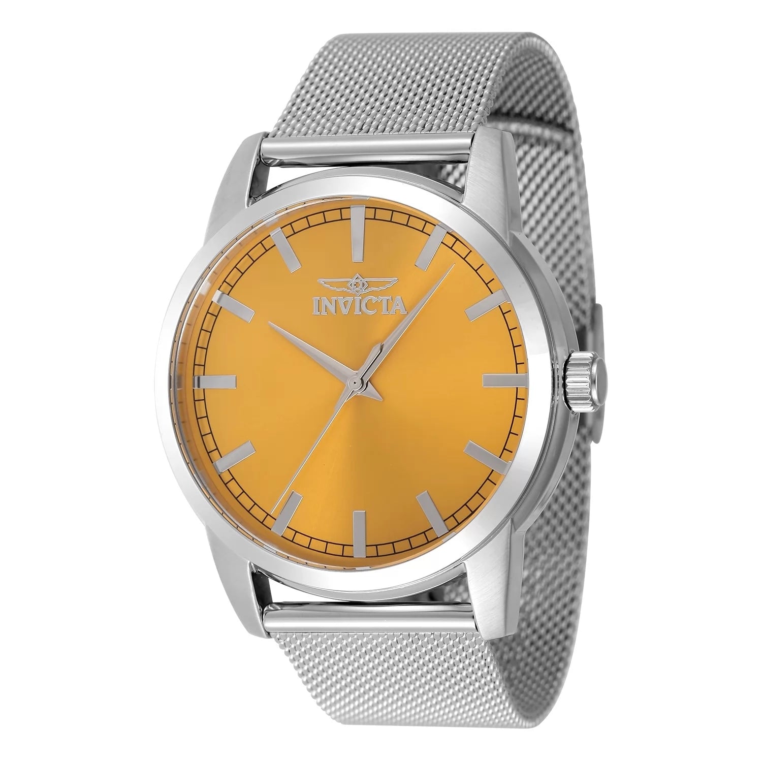 Invicta Celestial Quartz Yellow Dial Men's Watch 43 mm 48506